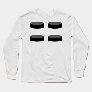 HOCKEY PUCK 4 PACK BUNDLE SET Long Sleeve T-Shirt